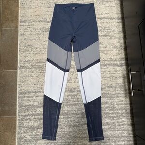 Fila Sport Blue and White Leggings in XS